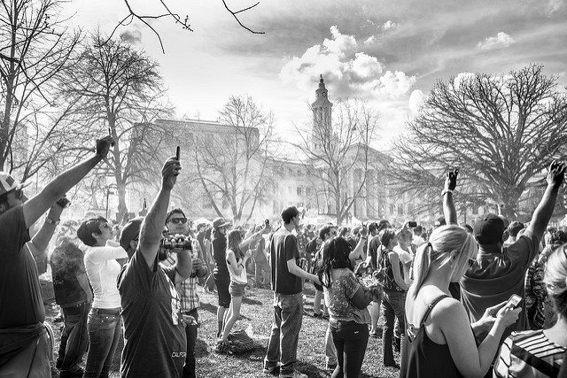 Denver 420 Rally Fara Paige BW